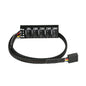 4-Pin PWM PC Fan Hub PC 5 Way Splitter 1 to 5 Splitter 5 Way PC Case Internal Motherboard 4Pin/3Pin Fan Power Extension Cable