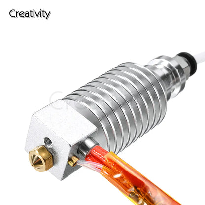 2PCS V5 J-Head Hotend Kit E-3D Bowden Extruder V5 Heater Block 12/24V for I3 Mega/Chiron 3D Printer Parts VS V6 Hotend
