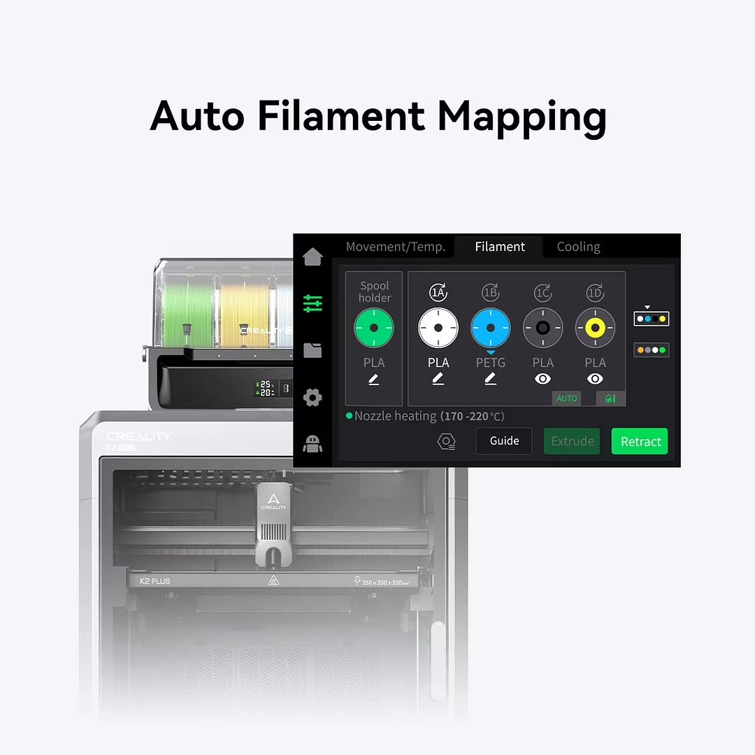 Filament System-Cfs 16 Colors Auto Filament Identification & Switch & Relay for K2 Plus
