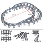 KAZI High-Tech Creative City Train Station Rail Tracks Power Function Building Blocks Bricks DIY Kid Trains Toys Children Gifts