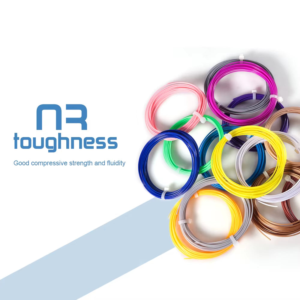 5M 20 Colors 3D Pen Refills Pla 3D Pen Printing Cables 3D Printer Filament Printing Materials High Precision Printer Cable